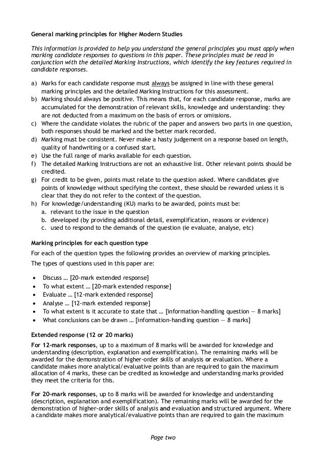 higher modern studies skills questions higher modern studies assignment